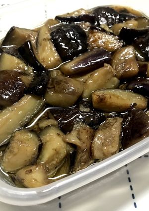 大量なすの揚げ浸し-レシピのメイン写真