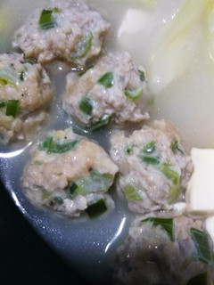 幼児期~鍋やスープに!親子で食べる鶏団子-レシピのメイン写真