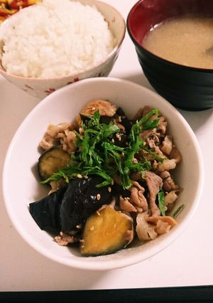 豚肉と茄子のポン酢炒め-レシピのメイン写真