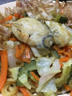 オイスターソースで和風牡蠣焼きそば-レシピのメイン写真