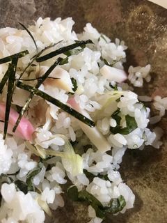 アジの開きと茗荷の夏サッパリお寿司-レシピのメイン写真