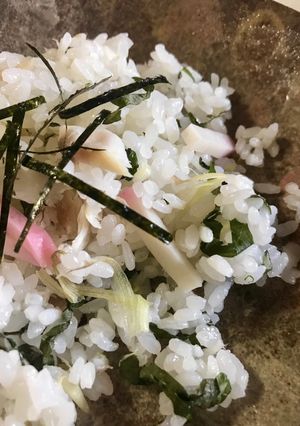アジの開きと茗荷の夏サッパリお寿司-レシピのメイン写真