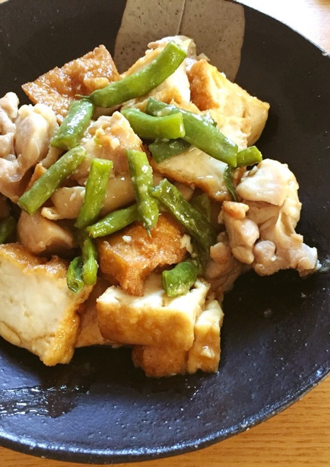 鶏モモと厚揚げのオイスター煮-レシピのメイン写真
