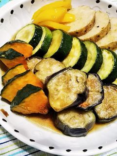 夏野菜の揚げびたし-レシピのメイン写真