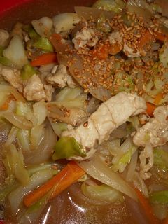 たっぷり野菜と豚肉のオイスターソース炒め-レシピのメイン写真