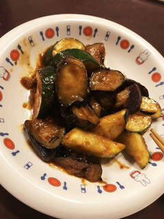 ナスとズッキーニのピリ辛炒め-レシピのメイン写真