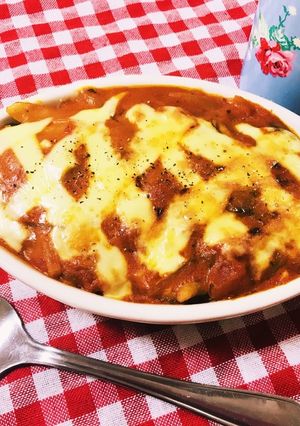 カフェごはん♡海老のトマトクリームドリア-レシピのメイン写真