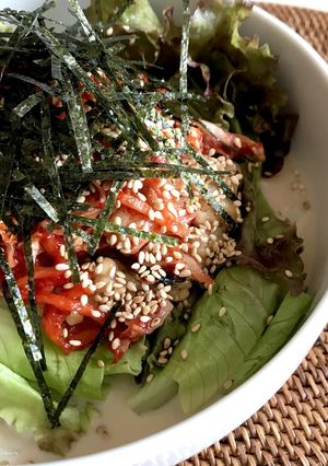 納豆好きのための豆乳冷やしうどん-レシピのメイン写真
