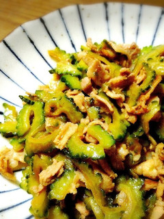 豚バラ肉とゴーヤのオイスターソース炒め-レシピのメイン写真