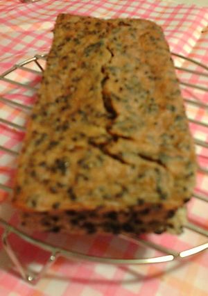 黒ゴマ＆きな粉たっぷり豆腐バナナケーキ♪-レシピのメイン写真
