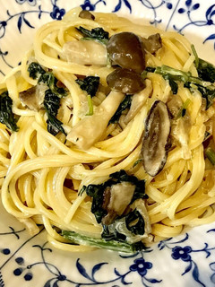 和風クリームパスタ-レシピのメイン写真