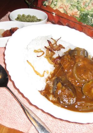 定番★ひき肉とナスのカレー-レシピのメイン写真