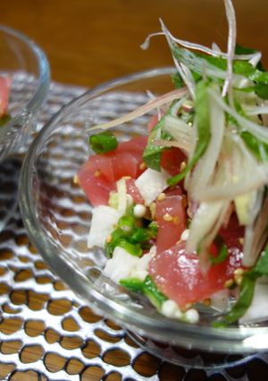 マグロとオクラと長いものトロトロ和え-レシピのメイン写真