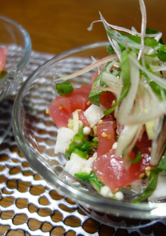 マグロとオクラと長いものトロトロ和え-レシピのメイン写真