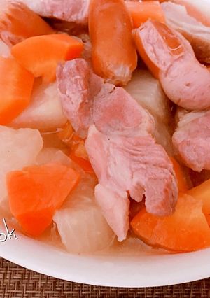 ~豚肉と野菜のビール煮~-レシピのメイン写真