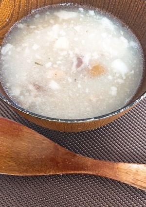 もち米入り参鶏湯風〜美肌に豚足スープ-レシピのメイン写真