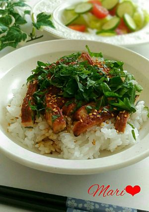 大葉香る☆うなぎご飯-レシピのメイン写真