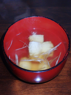 鱧の湯引き(おとし)とお吸い物 -レシピのメイン写真
