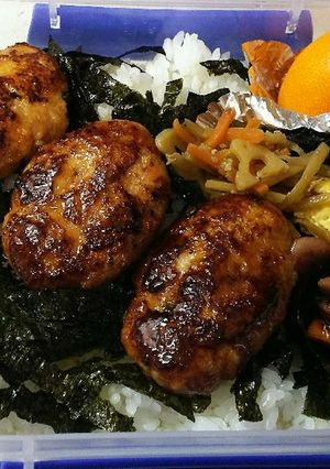 鳥つくねドーン-レシピのメイン写真