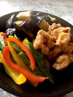 ♪鶏肉と夏野菜の揚げ浸し♪-レシピのメイン写真