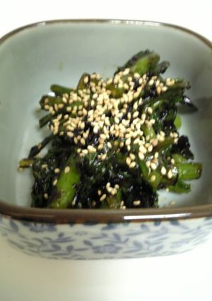 春菊ののりの佃煮和え-レシピのメイン写真