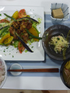 鶏の唐揚げ夏野菜-レシピのメイン写真