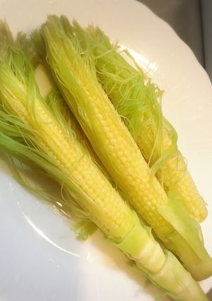 皮付きヤングコーンのシャキシャキ蒸し-レシピのメイン写真