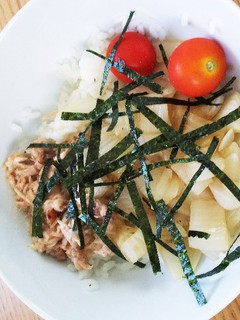 さっぱり 梅ツナ丼-レシピのメイン写真