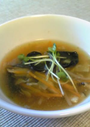 ヘルシーで飽きない野菜サンラータン-レシピのメイン写真