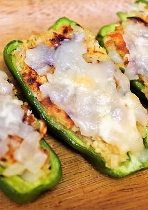 日焼け対策！ピーマンの肉詰め-レシピのメイン写真