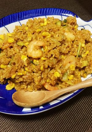 冷飯で♪「スパイシーカレー炒飯」-レシピのメイン写真