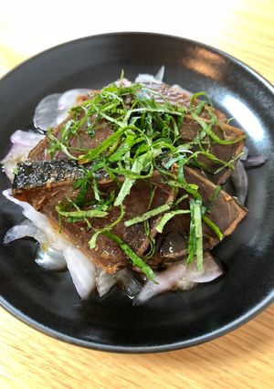 漬けでさっぱり鰹のタタキ♫-レシピのメイン写真