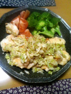 鶏胸肉のねぎねぎソース-レシピのメイン写真