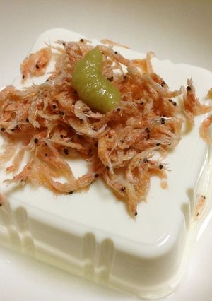 冷奴に桜えび-レシピのメイン写真