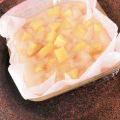 รูปของ フライパンで☆米粉のさつまいも蒸しパン