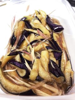 ナスとみょうがで揚げ浸し 麺つゆで簡単-レシピのメイン写真