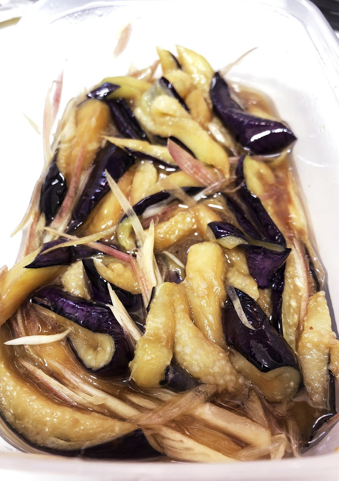 ナスとみょうがで揚げ浸し　麺つゆで簡単-レシピのメイン写真