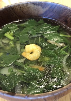 モロヘイヤと海老のベトナム風スープ-レシピのメイン写真