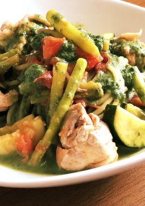 夏野菜のスープパスタ-レシピのメイン写真