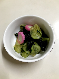 キュウリとわかめの酢の物-レシピのメイン写真