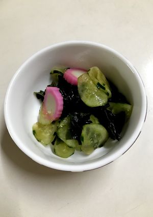 キュウリとわかめの酢の物-レシピのメイン写真