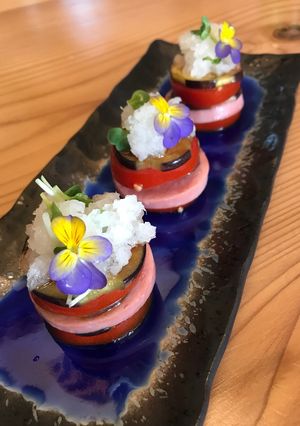 なすミルフィーユ仕立て うなぎのタレ風味-レシピのメイン写真