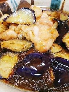 さっぱり!鶏肉と茄子の揚げ浸し-レシピのメイン写真