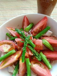 トマトいっぱい豚肉の冷しゃぶ-レシピのメイン写真