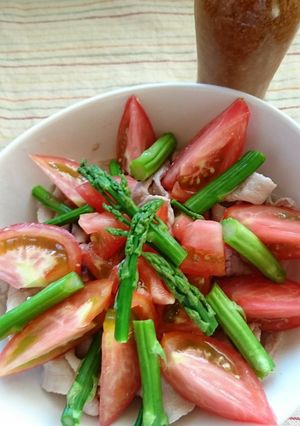 トマトいっぱい豚肉の冷しゃぶ-レシピのメイン写真