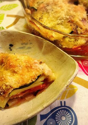 ズッキーニのオーブン焼き＋レンジで手軽に-レシピのメイン写真