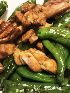 鶏肉とししとうの醤油炒め★簡単-レシピのメイン写真