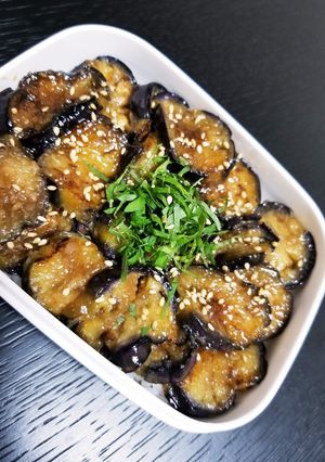晩ご飯にも♡お弁当にも♡茄子丼-レシピのメイン写真