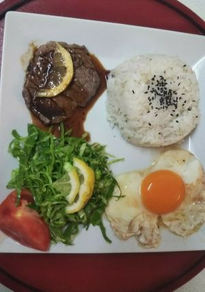 ミニステーキ皿(血管ダイエット1264)-レシピのメイン写真