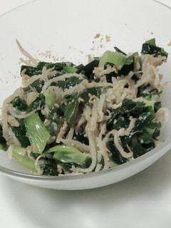 もやしちんげん菜ワカメの中華風サラダ-レシピのメイン写真